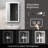 Naliyah Flat Wall Mirror-167528125