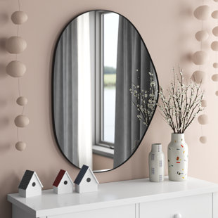 Irregular Body Mirror Wall Decor, Asymmetrical Wall Mirror for Living Room  Bathroom Entryway, Modern Decorative Mirror Hanging ( 31.5'' x 17.7'' )