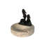 Bronze & Marble Seahorse Trinket Tray