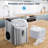 Nugget Countertop Ice Maker With Soft Chewable Ice, Automatic 34S In 24 Hours, Pebble Portable Ice Machine With Ice Scoop, Self-Cleaning, One-Click Operation, For Kitchen,Office-88551928
