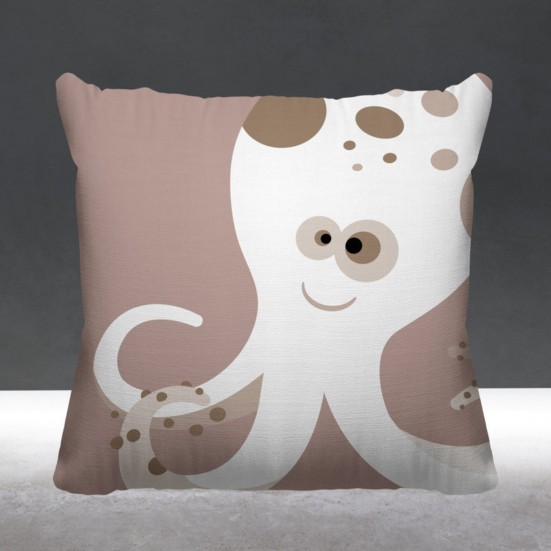 Coussin décoratif Octavious, L 17 po x H 17 po, Ombre