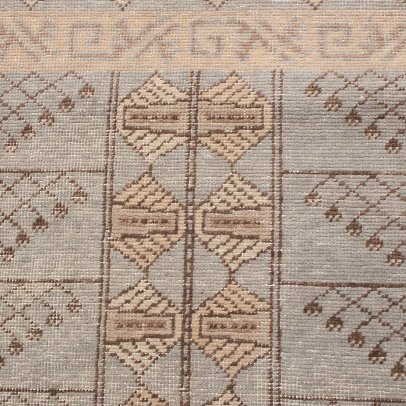 Distressed Homage Hand Knotted Wool Area Rug, Rectangle 12' x 15'
