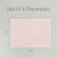 Over&Back 100% Linen Woven Placemats, Set of 4-101293250