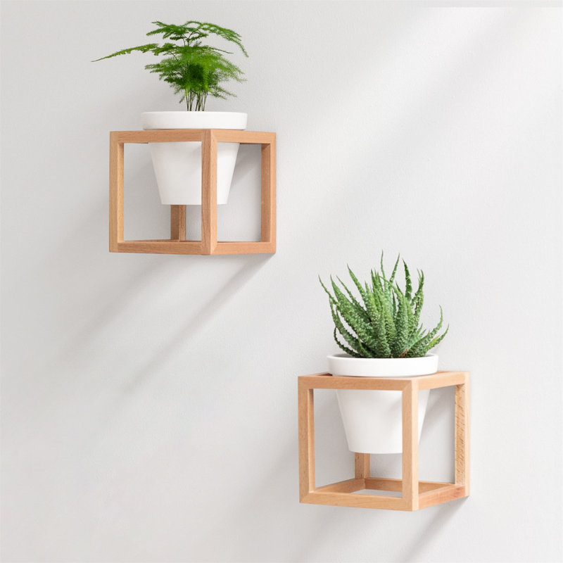 Aleyiah Wood Wall Planter