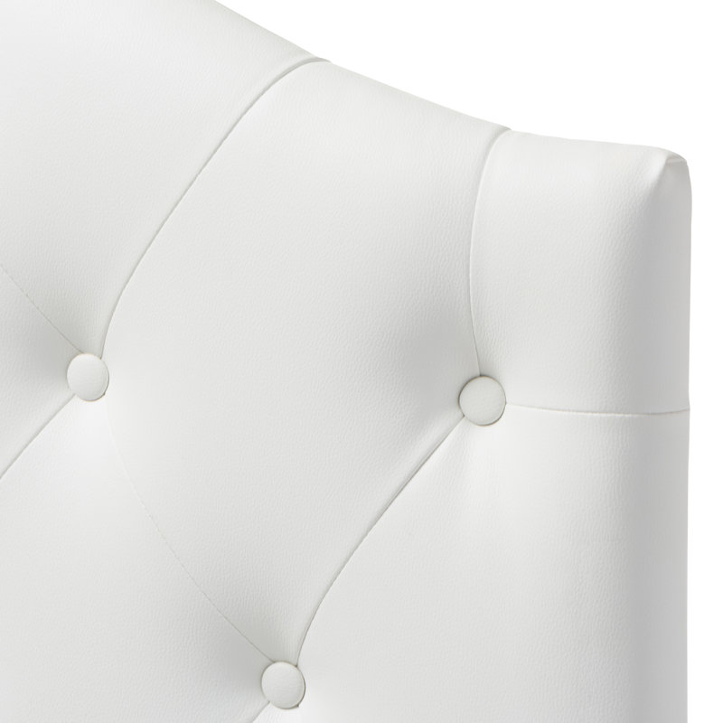 Tête de lit simple tapissier Baxton Studio Myra , Blanc, Simple