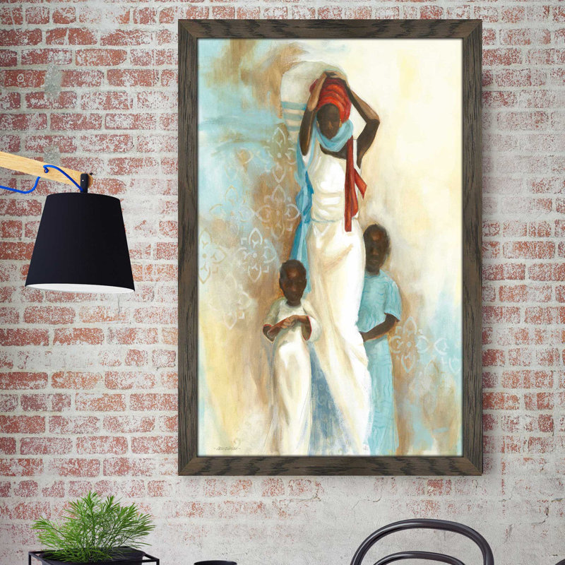 « power of love ii », reproduction de peinture à l’huile encadrée, H 51,5 po x l 35,5 po x P 0,75 po