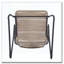 Fauteuil Moonstone avec structure en fer et finition mate durable