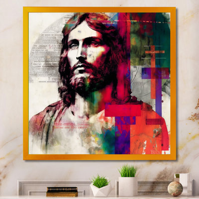 Pop Art Jesus Portrait I - reproduction sur toile