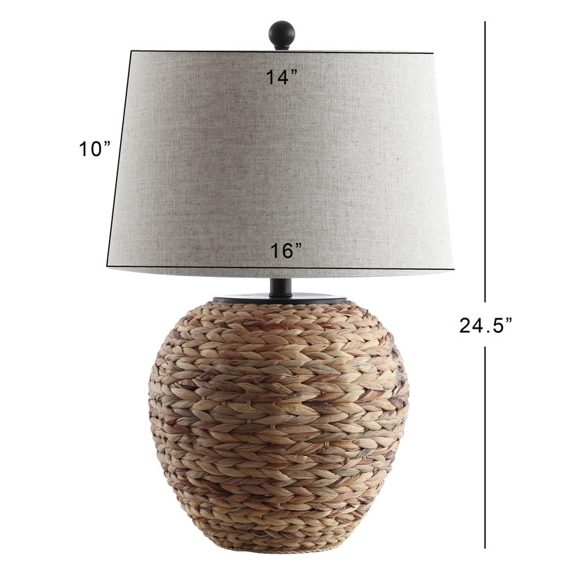 Fortune Table Lamp, Grey, Brown