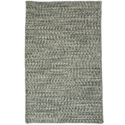 Tapis d'extérieur uni tressé Nautical Tweed