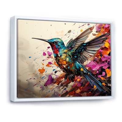 Colorful Hummingbird Wingbeat Wonder 3 - Hummingbird Animal Wall Art