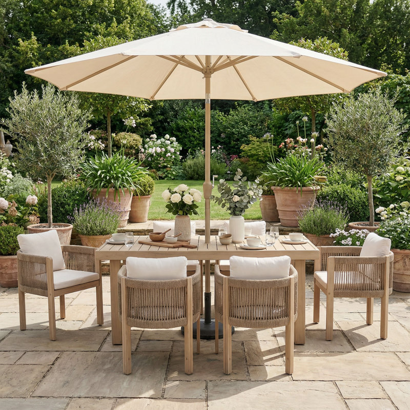 6 - Person Rectangular Outdoor Dining Set