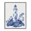 Toile à motif phare à jet d'encre encadré, design par lettré et doublé-622273467-622273464