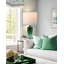 Lampe de table 26 po en verre pour table de chevet Deco Gradient Green Modern