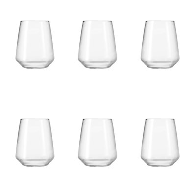 10 Strawberry Street Contea Glassware, Stemless Wine
