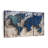 " Carved World Map " 3 Piece Art Set-1064454990