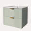 24" Wall-Mounted Bathroom Vanity With 2 Drawers-440503898