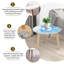 Ensemble de 2 tables basses gigognes Triangle