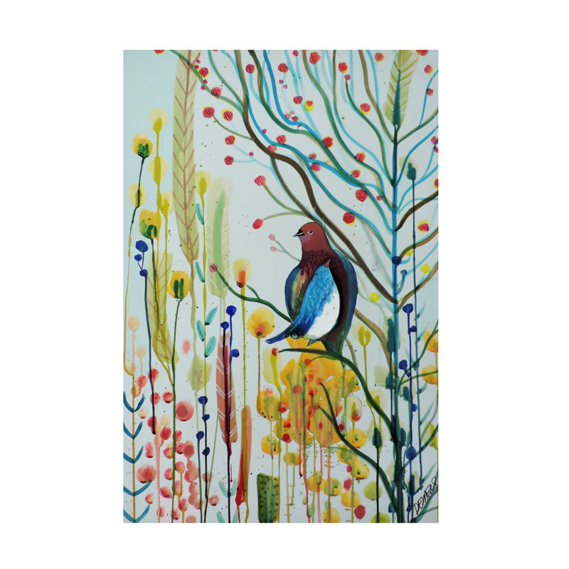 «Sous Les Branches», art par Sylvie Demers, H 24 po x l 16 po x P 2 po