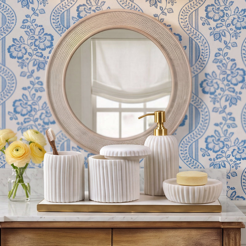 Gibbs Marble Bathroom Tray