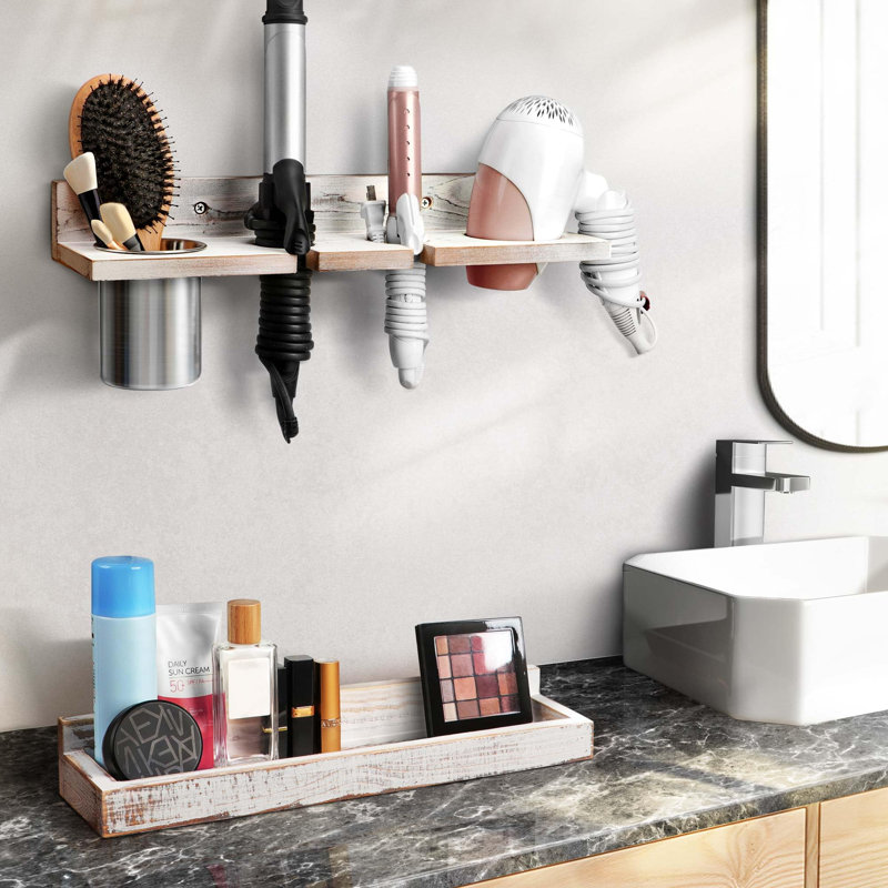 Hair Styling Hair Dryer Holder Under Sink Hair Tool Organizer