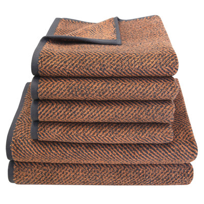 Cotton Bath Towels - Set of 6