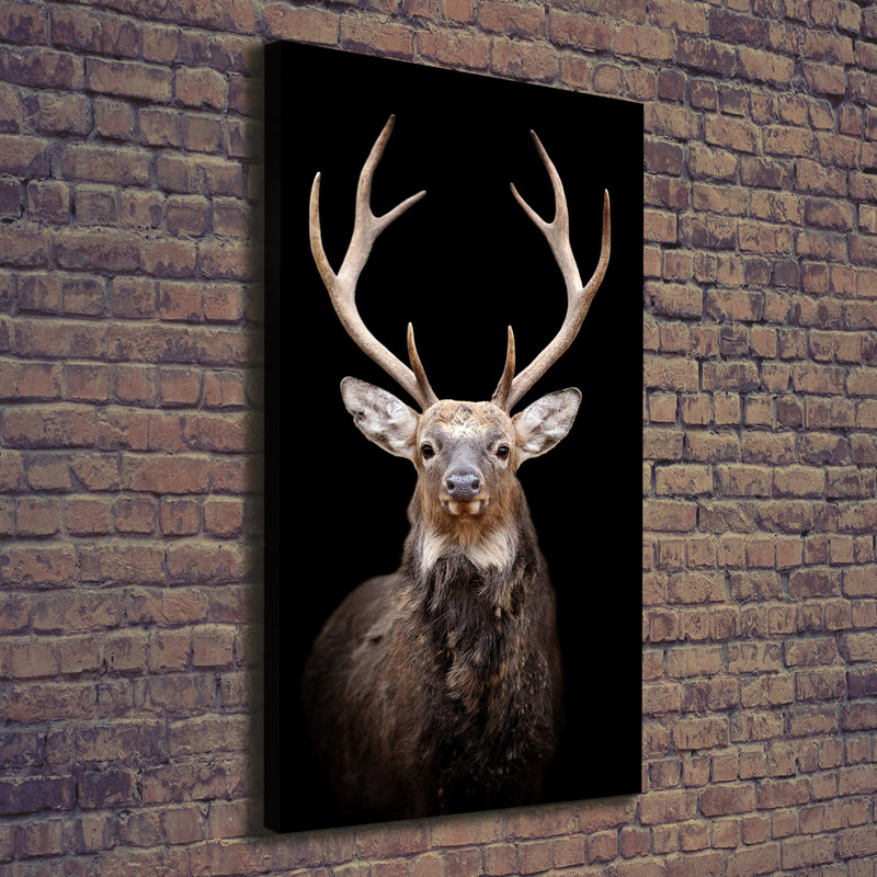Deer - Wrapped Canvas Print