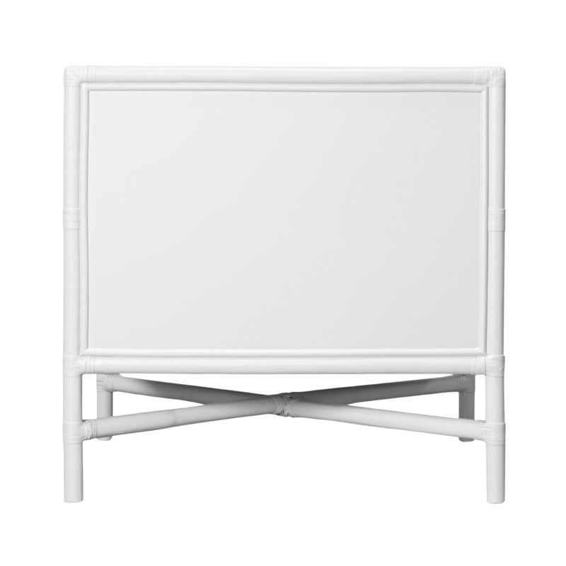 Mar King Headboard And Verona Nightstand Set – White, White, King, 3 Pcs: Headboard, 2 Nightstands