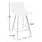 Castillon Upholstered Counter Stool with Metal Frame-1121092642