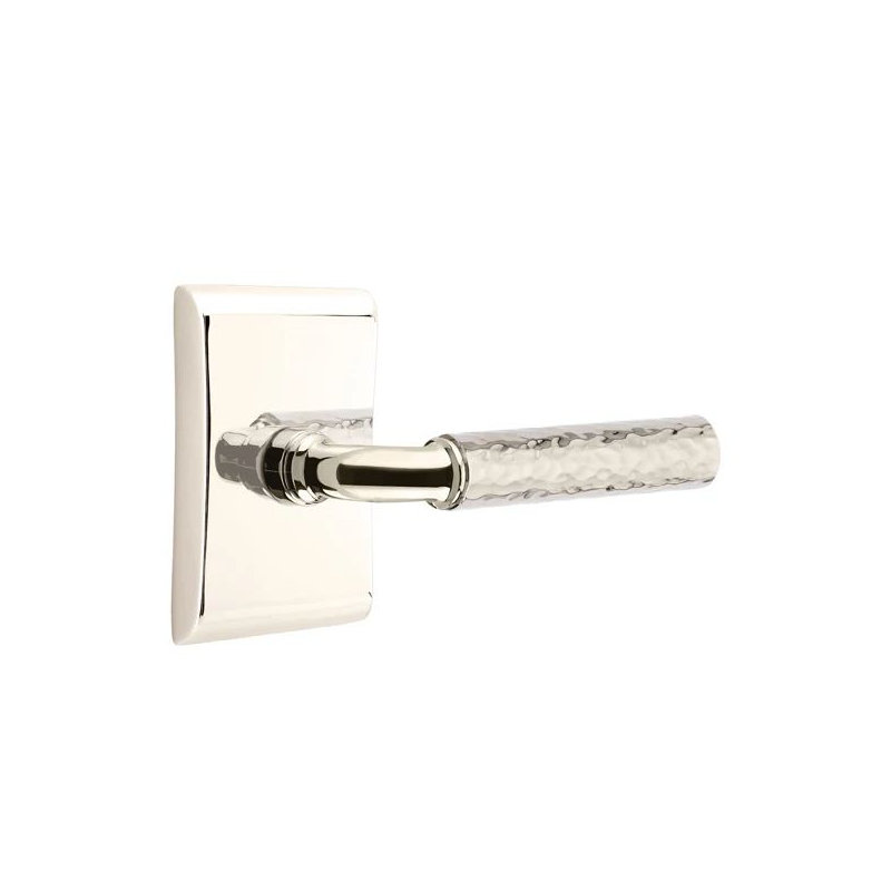 Privacy Door Lever with Square Rosette