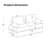 71'' Loveseat With Chamois Leather-106915345