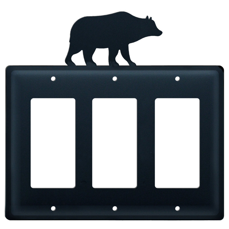 Bear 3-Gang Rocker Wall Plate