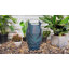 24.8" Ceramic Pot Floor Fountain, Weather-Resistant Outdoor Water Feature with LED Lights