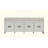 Wedgeport Upholstered Storage Bench in Beige and White