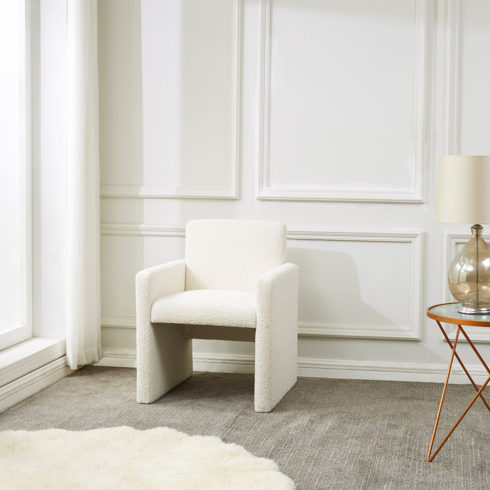 Dashwood Dining Chair, Ivory