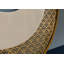 LOS ANGELES Metal Oval Mirror