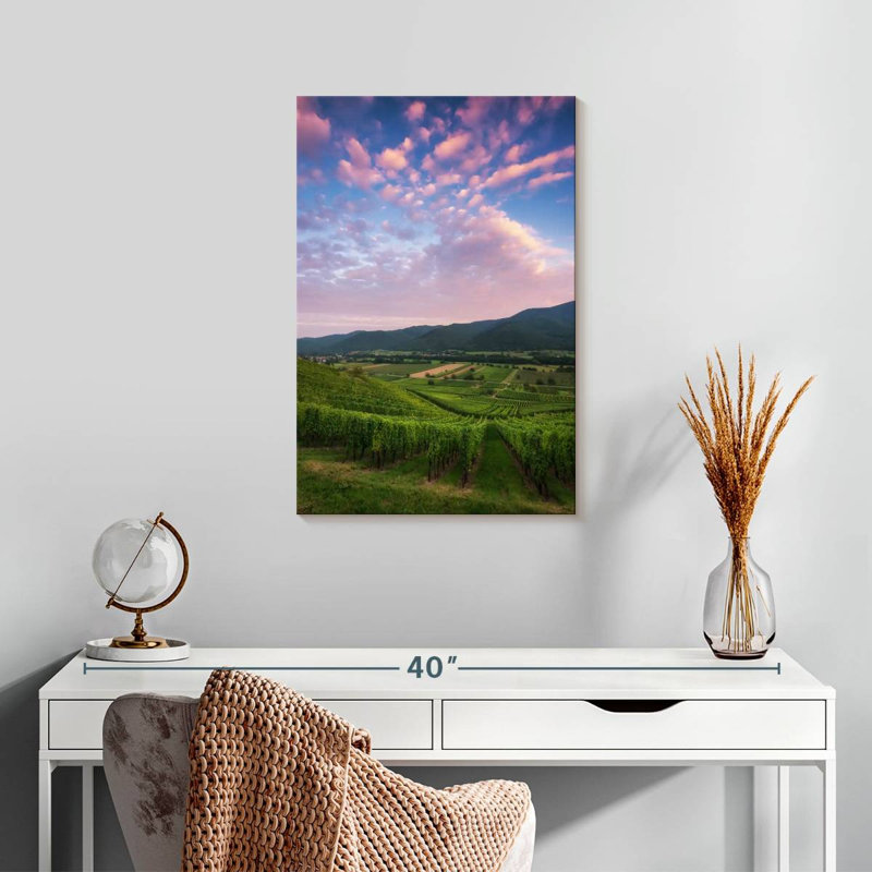 Alvord Vaste vignoble d'Alsace, H 24 po x l 16 po