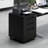 File Cabinet 3 Drawer Mobile Under Desk - Lockable Anti-Tilting, Fits Legal/Letter/A4 Files | Black | Metal-425764914
