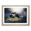 The Resting Gorilla in Abstract - Framed Print-55770886-55770889