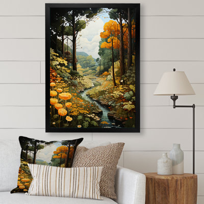 " Yellow Green Plants Enchanted Forest I "