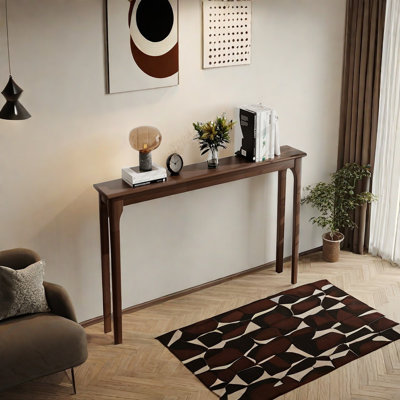 Modern Minimalist Solid Wood Console Table