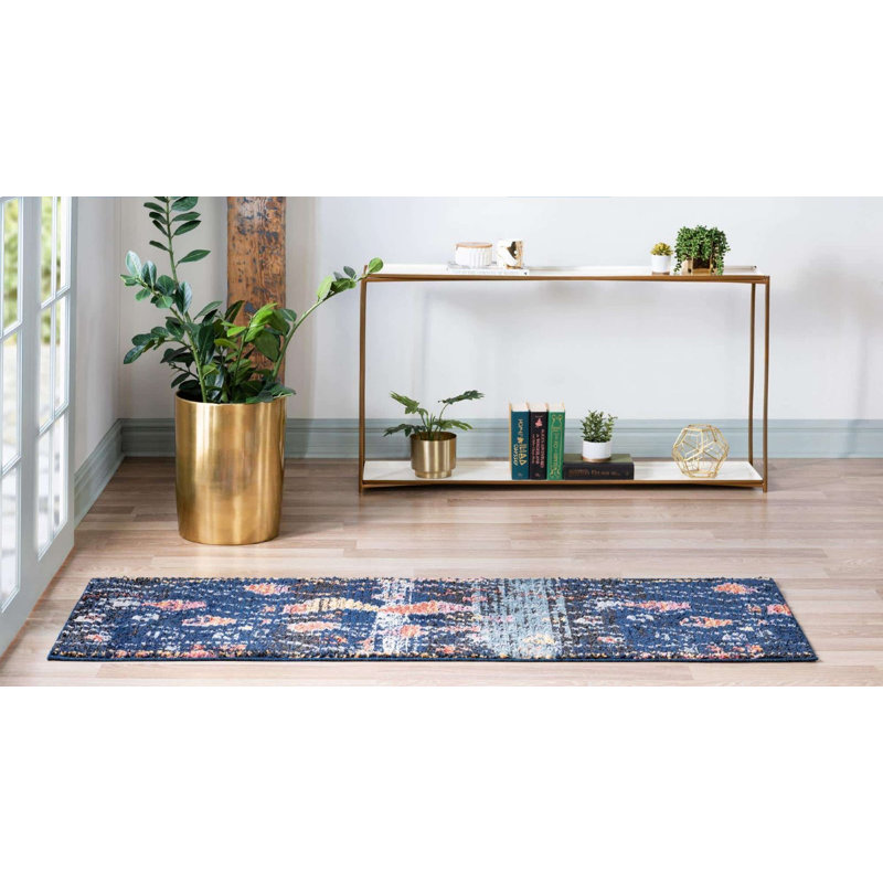 Victorville Abstract Indoor Rug, Runner 2'2" x 6'