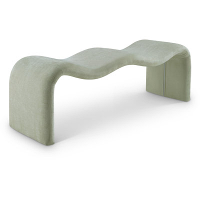 Monifa Chenille Fabric Bench