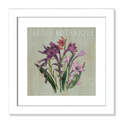 «Botanical Posters», Jardin Botanique II, cadre photo