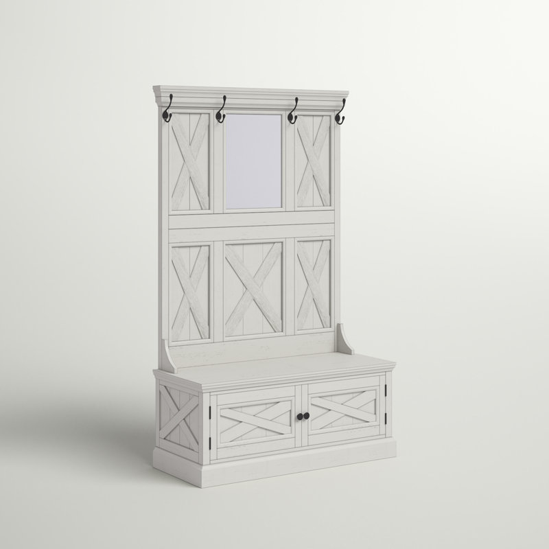 Lana Hall Tree 45'' Wide with Bench