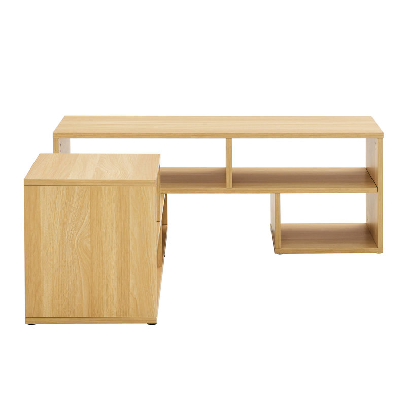 Meuble télé pour livres - bibliothèque à 2 tablettes, matériau de taille réglable de 47 po à 70 po, utilisation polyvalente