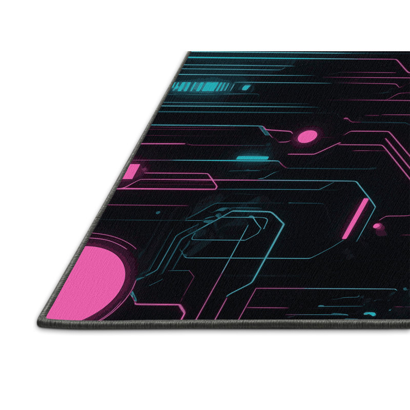 Velocity Glow Rug, Round 6'