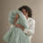 Elegant Sage Bedding Sets, Cozy Polyester Comfort, Romantic Floral Design