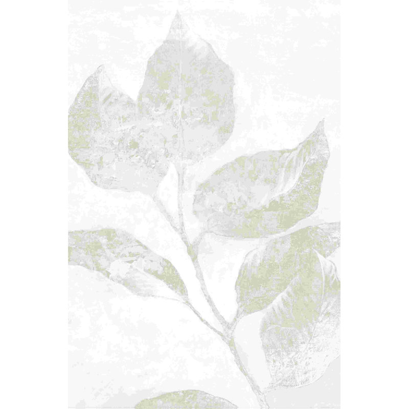 Feuilles texturées, H 18 po x l 12 po
