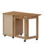 Solid Wood Base Writing Desk-12225590